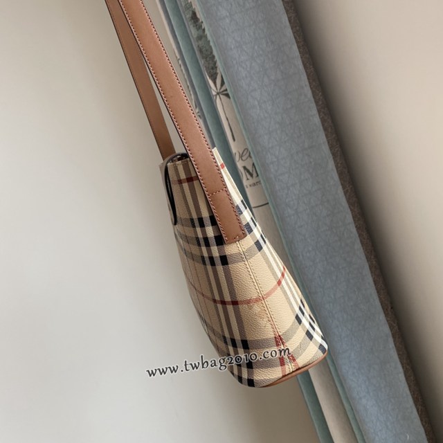 Burberry專門店新款中古系列菜籃子購物袋 巴寶莉手提單肩斜挎男包 yxb1040